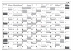 XXL Classic-2 Wandkalender 2017 grau