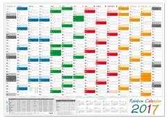 XXL Classic Wandkalender 2017 rainbow