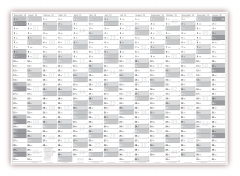 XL Classic2 Wandkalender 2019 grau
