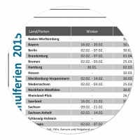 XXL Classic Wandkalender 2017 rainbow