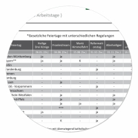 XXL Classic Wandkalender 2017 rainbow