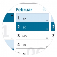L Rainbow Home Wandkalender 2017