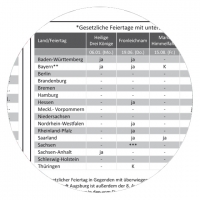 L Rainbow Home Wandkalender 2017