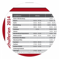 XL Classic Wandkalender 2017 rot