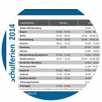 XL Classic Wandkalender 2017 blau