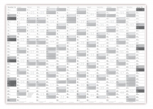 XL Classic2 Wandkalender 2017 grau