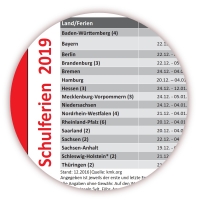 XL Classic Wandkalender 2019 rot