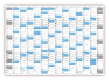 XXL Classic-2 Wandkalender 2020 blau