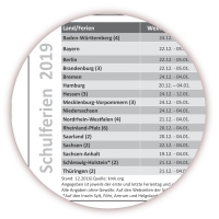 XXL Classic Wandkalender 2019 grau