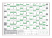XXL Classic Green Wandkalender 2018