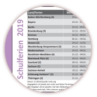 XL Classic Wandkalender 2019 Violett