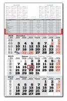 3-Monats Wandkalender 2019