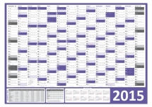 XL Classic Wandkalender 2015 Violett