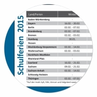 XXL Classic Wandkalender 2015 blau