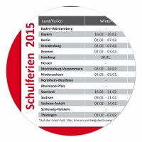 XL Classic Wandkalender 2015 rot