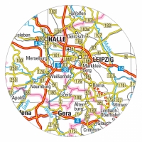 XXXL Deutschlandkarte Topografisch