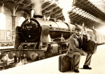 Poster (F205) Attesa alla stazione