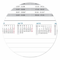 Urlaubsplaner DIN B1 2019